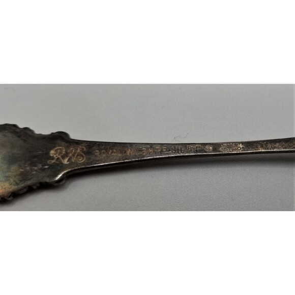 Vintage Royal Wilshire Silver Souvenir Spoon | 1982 Christmas Candle Design - Picture 5 of 8